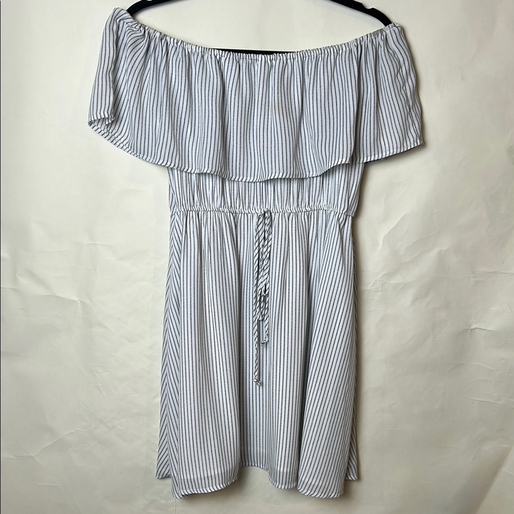 Ruffled Off-Shoulder Mini Sundress